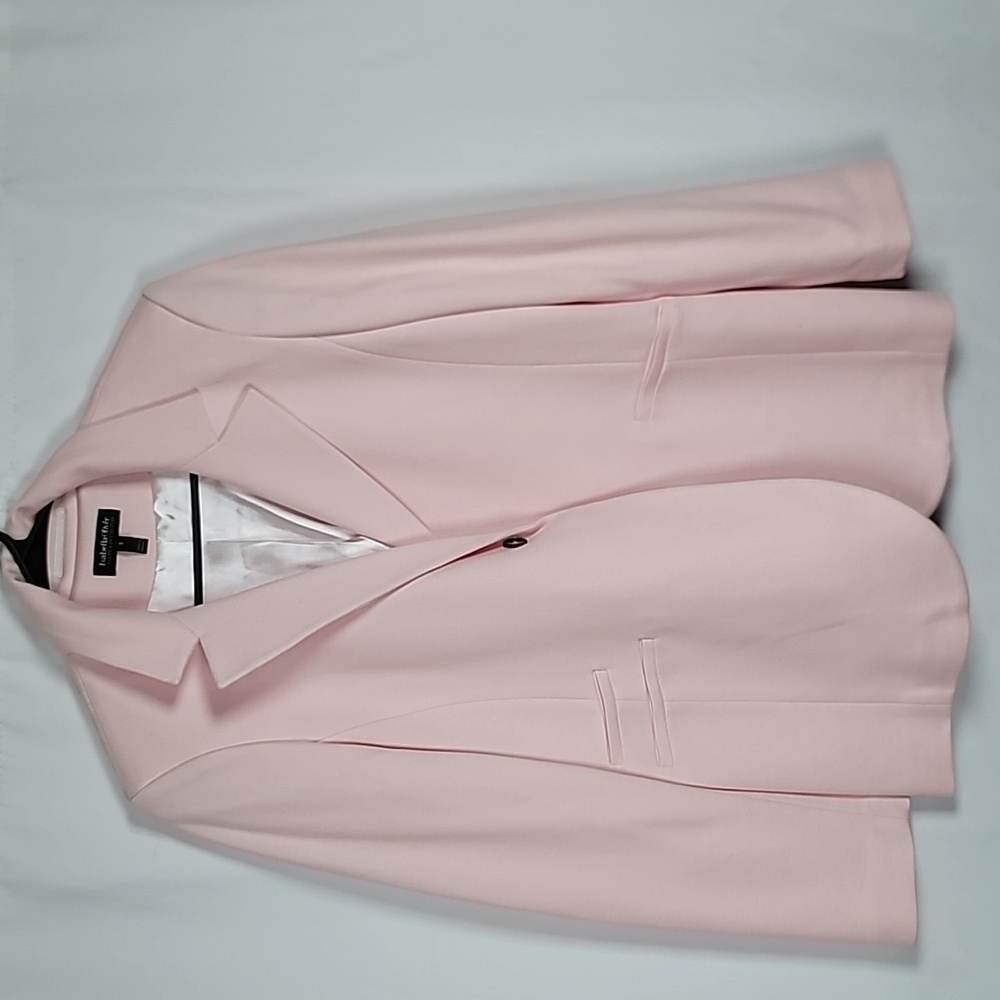 Isabella Oliver Pastel Pink Single-Button Blazer